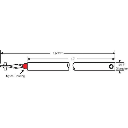 Strybuc 12in Red Spiral Balance 70-N12SR